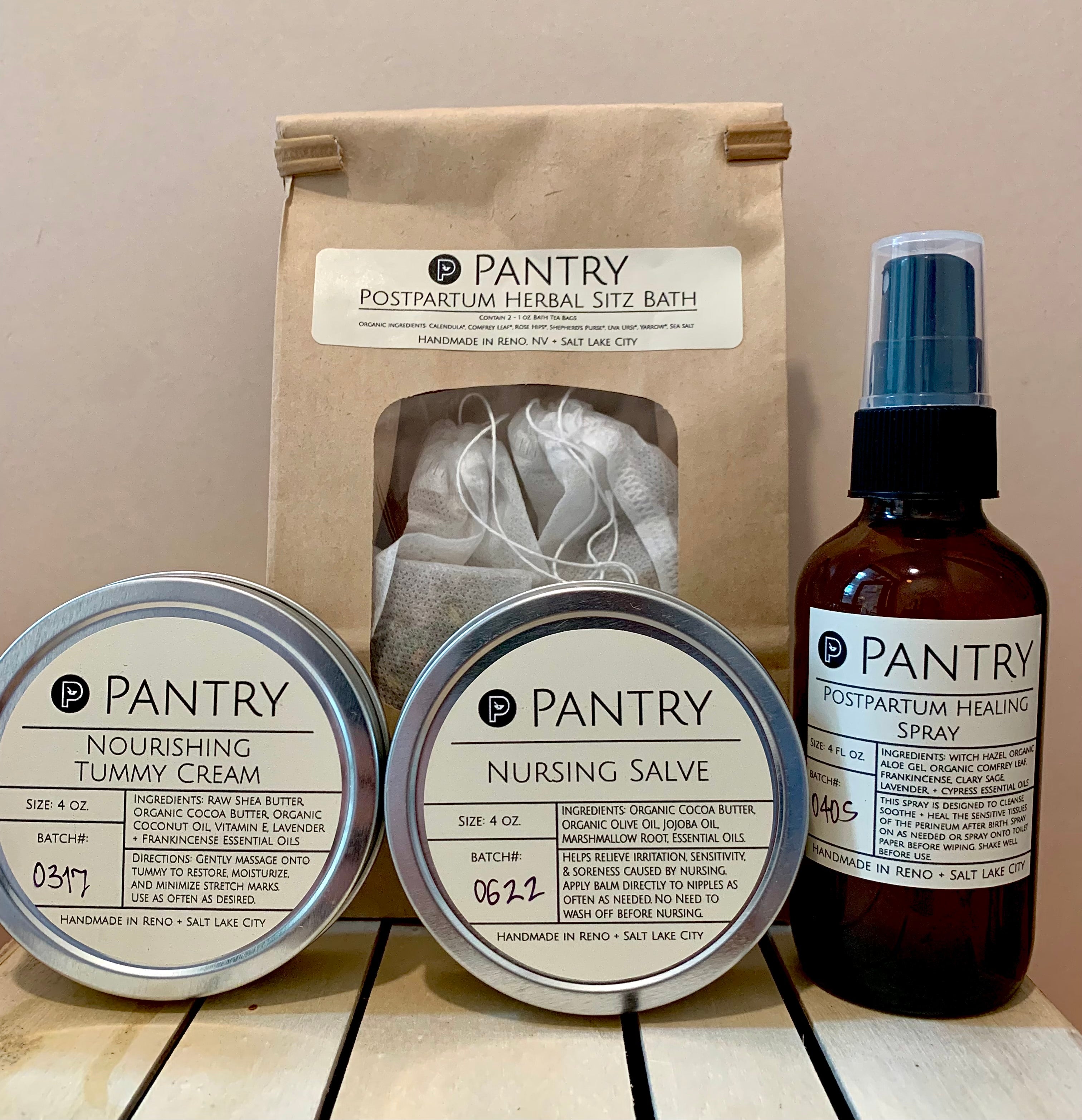 New Mama Recovery Set | Natural Postpartum Gift Box | Pantry Products