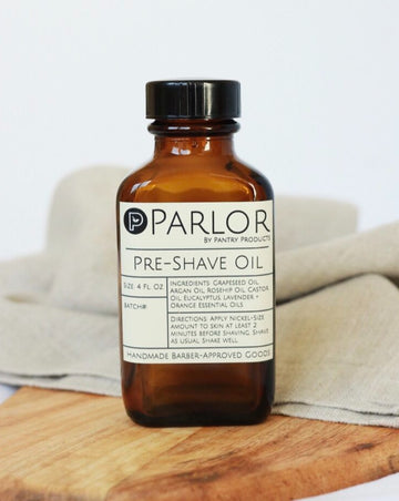 Parlor by Pantry - Pre-Shave Oil - Get an Ultra-Smooth Shave without Irritation