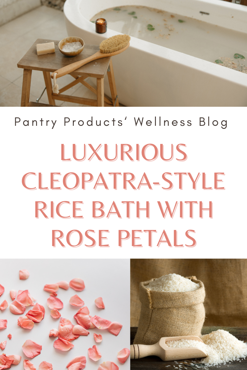 DIY Self-Care: Cleopatra’s Luxurious Ground Rice + Rose Petal Milk Bat