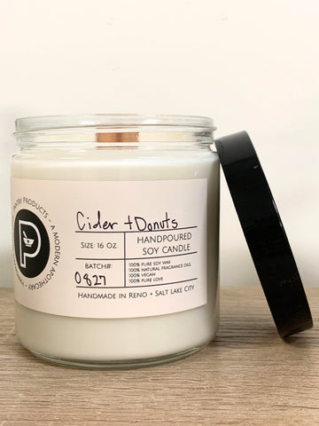 Gather + Glow Fall Candle Collection: Cafe-Inspired Hand-Poured Soy Wax Candles - Phthlate-free, Clean Burning