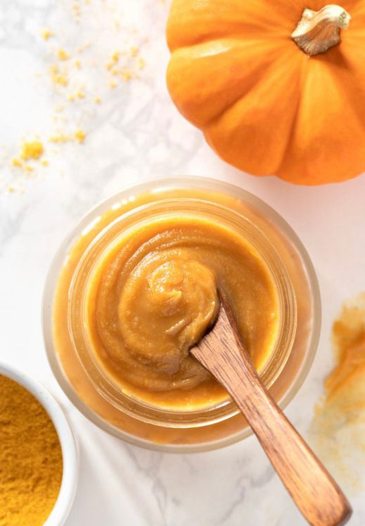 Pumpkin Skin Purée – antioxidant-rich Pumpkin + Glycolic Acid mask