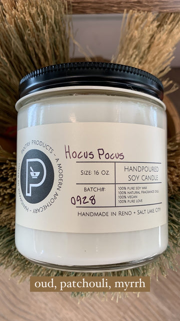 Spooky Season: Practical Magic + Hocus Pocus Fall, Witchy Vibes Hand-Poured Soy Wax Candles - Phthlate-free, Clean Burning