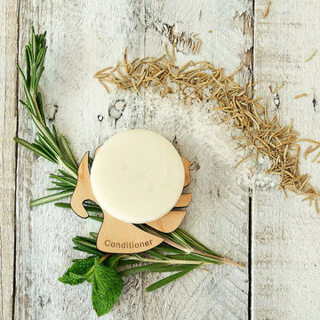 Rosemary + Mint Conditioner Bar - Package Free, Zero Waste