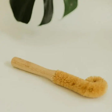 Bamboo + Coconut Fiber Bottle Brush - Plastic-Free Cleaning
