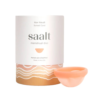 Saalt Menstrual Disc - Zero Waste, Non-Toxic Period Products - size Small