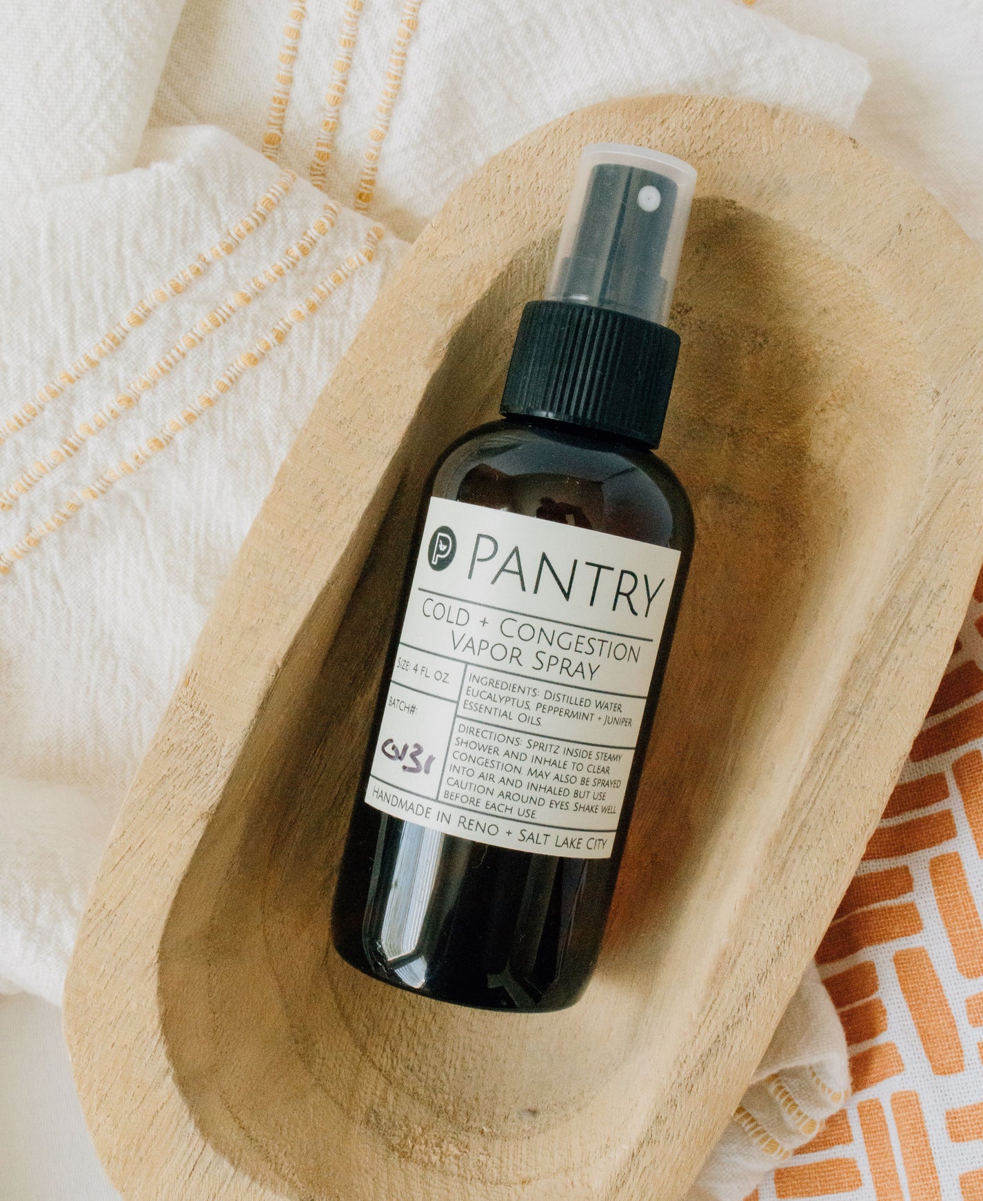 Cold + Congestion Vapor Spray Turn your shower into a cough relievin