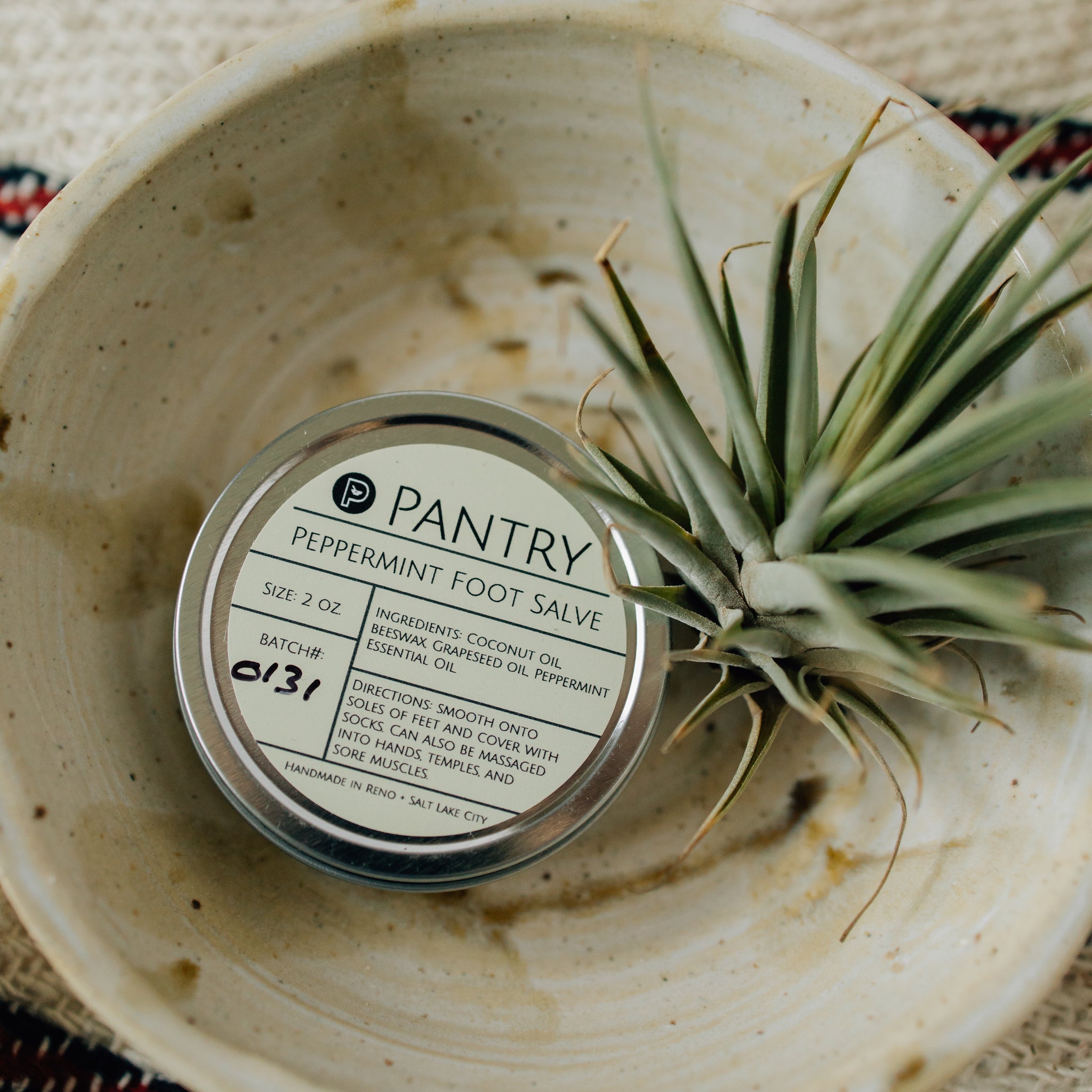 Peppermint Foot Salve - Soothing Foot Balm