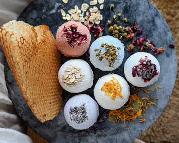 Blissful Non-Tox Bath Bombs by Gnat & Bee