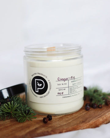 Hand-Poured Soy Wax Candles - Phthlate-free, Clean Burning